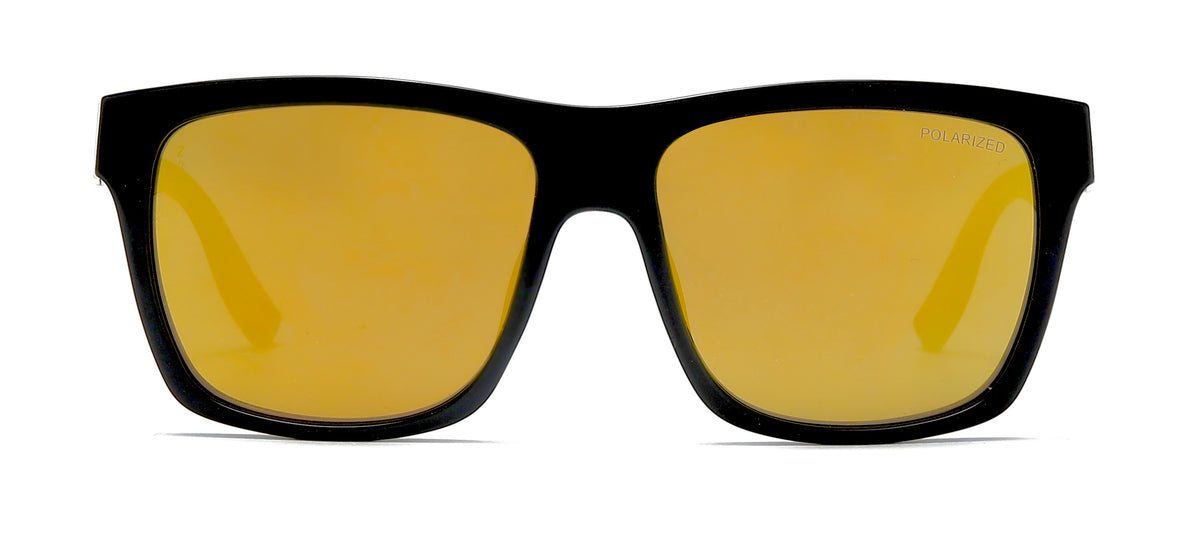 kachawoo Flip up Prescription Sunglasses for Men Polarized Clip on Sun  Glasses Women Yellow Blue Shades Eyewear (gold with black) - Yahoo Shopping